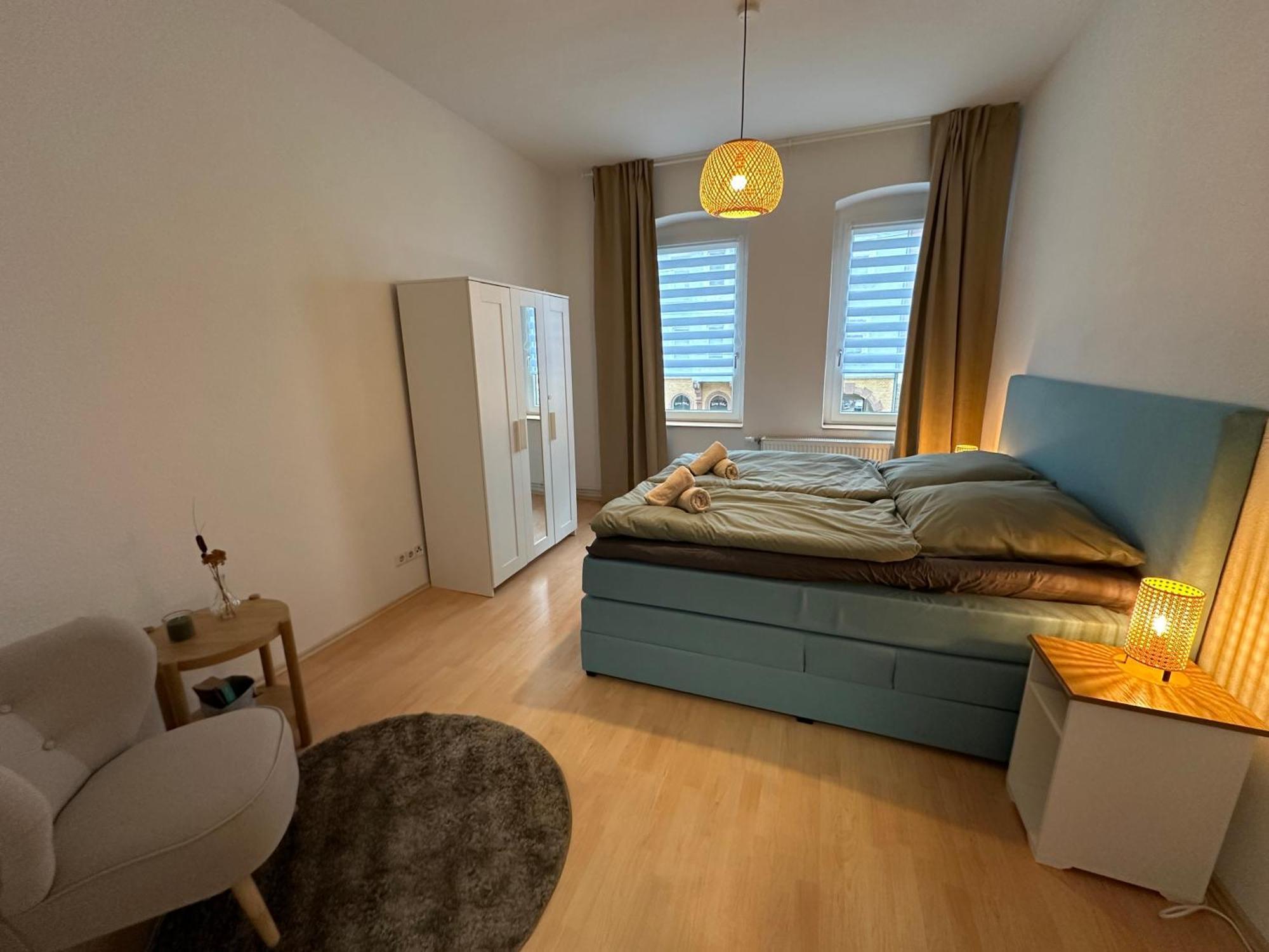 Ferienwohnung Fuer 8 Mit Balkon Erfurt Exterior foto